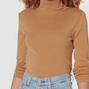NWT Tommy Hilfiger Camel Cotton Turtleneck